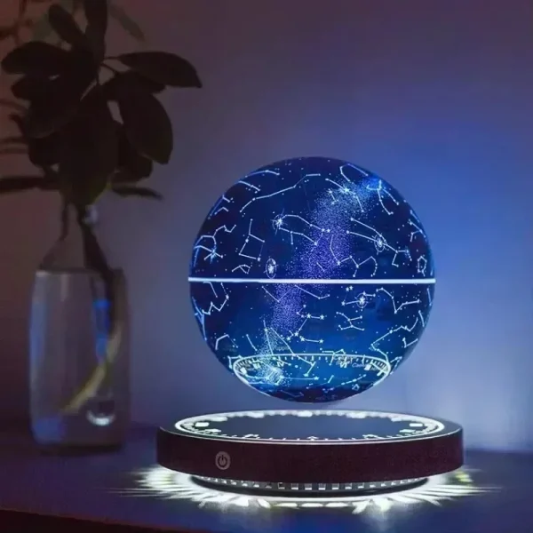 LED Floating Moonlight Lamp Novelty - Automatic Spinning - Image 2