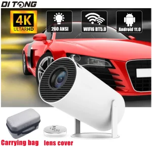 DITONG hy300 pro Projector 4K - HD Home Cinema Outdoor portable Projector