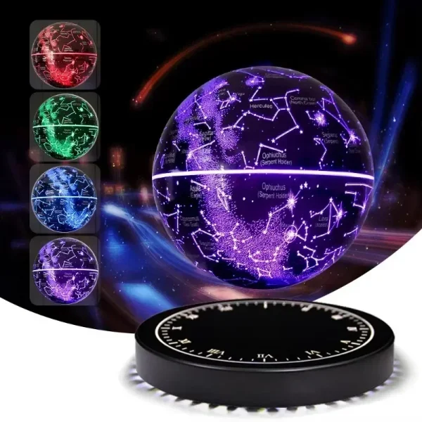 LED Floating Moonlight Lamp Novelty - Automatic Spinning